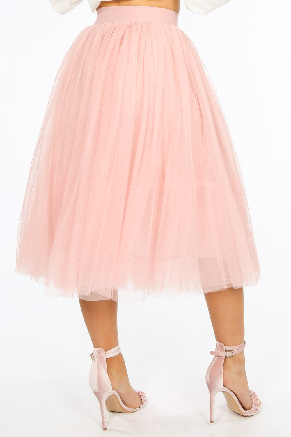 Pink Midi Tulle Skirt | Dressed in Lucy